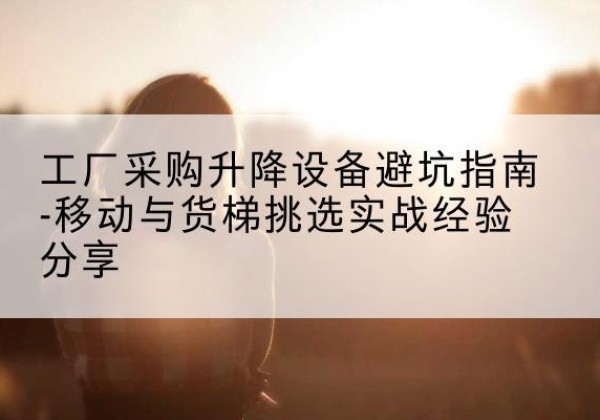 麻阳移动式升降机怎么选-工厂采购升降设备避坑指南-移动与货梯挑选实战经验分享